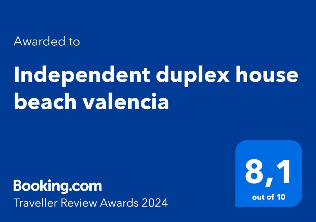 Independent Duplex House Beach Valencia Apartment Luaran gambar